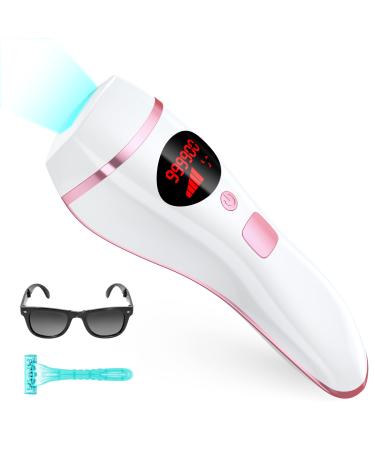 Laser Hair Removal for Women Permanent IPL Hair Removal Device At-Home Use 999900 Flashes for Face Arms Bikini Line Whole Body Treatment