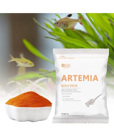 HEYXI 60G Aquarium ing Tropic Fish Food Artemia Shelling s Brine Shrimp Shelling food for Feeding Baby Fishes - Buy Online on GoSupps.com