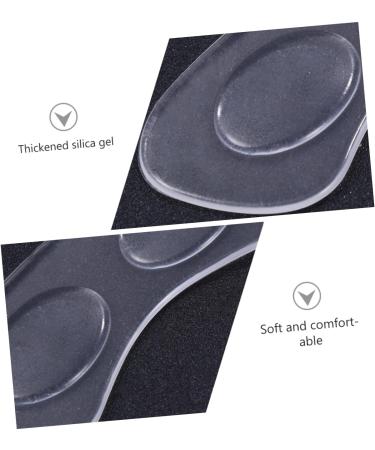 Mobestech Women's High Heel Cushions 6 Pairs Transparent Gel Heel Pads & Stickers for Ultimate Comfort | Perfect Anti-Slip Foot Support - Buy Online on GoSupps.com