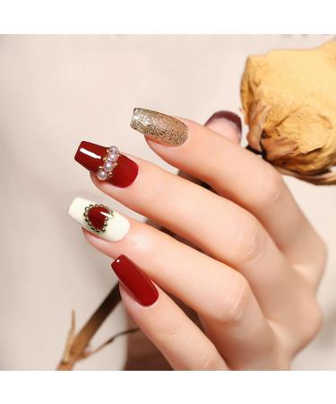 Solid Cream Gel Polish Set - 6 Pudding Colors Nail Brush & UV Manicure Kit - Perfect Gift for Moms Girls & Friends - Soak Off Portable Nail Art - Buy Online on GoSupps.com