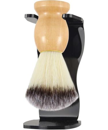Sourcetone Shaving Brush & Soap Set | Professional 3-Part Shaving Kit with Wooden Handle & Stainless Steel Cup for Salons | International Shipping Available - Buy Online on GoSupps.com