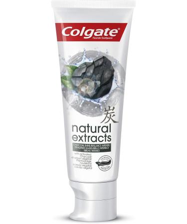 COLGATE - Natural Extracts Toothpaste - With natural extracts of Vegetable Charcoal - Intense Shine - 75 ml tube - Buy Online on GoSupps.com