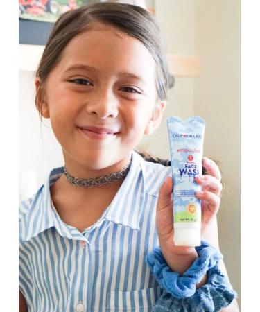 California Kids Super Clear Willow Bark Face Wash | Gentle Exfoliation for Sensitive Skin | Deep Cleansing & Non-Drying Formula | 1.8 Fl Oz - Buy Online on GoSupps.com