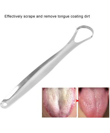 Stainless Steel Tongue Scraper Set - 2 Pieces for Bad Breath Relief | Portable Metal Oral Care Tool for Adults & Children - Buy Online on GoSupps.com