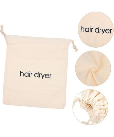 IWOWHERO 2pcs Hair Dryer Storage Bag Hair Blower Storage Bag Cotton Hair Dryer Bag Hairdryer Bag Beige Fabric - Buy Online on GoSupps.com