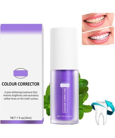 Whitening Toothpaste - Purple Formula for Teeth Whitening Deep Stain Removal from Coffee & Smoking - Shop Now for Bright White Teeth - Buy Online on GoSupps.com
