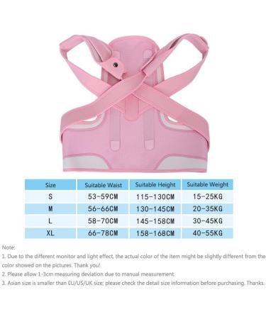 ZJchao Kids Posture Corrector Brace - Back Shoulder Lumbar Waist Support Belt for Bone Injury Correction - Straighten Upper Back, Prevent Slouching and Humpback - Size Small - Buy Online on GoSupps.com