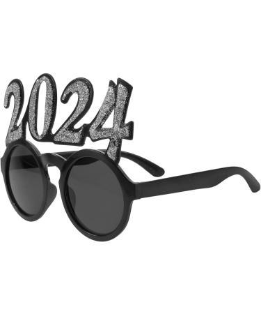 HOMSFOU 4pcs 2024 Photobooth Props Funny New Year Photo Funny Photo Props Happy New Year Glasses 2024 Camera 2024 Modeling Eye Wear Soft Toy Dog Guinea Pig Ball New Year's Eve Pc Frame - Buy Online on GoSupps.com