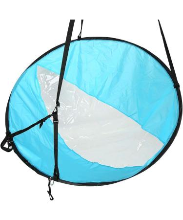 TOPINCN 42.52 Foldable Kayak Wind Paddle Sail with Clear Window and Storage Bag - Blue - Buy Online on GoSupps.com