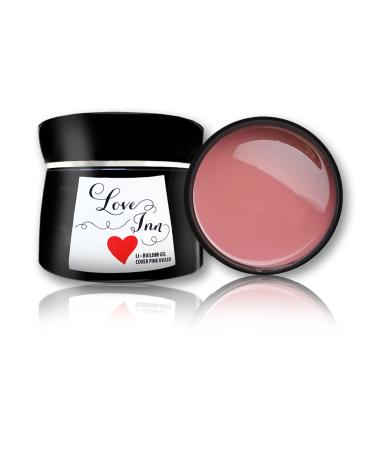 Builder Gel for Nails - Professional Nail Polish Builder Gel for Long-Lasting Manicure - Pink Color (15 ml)