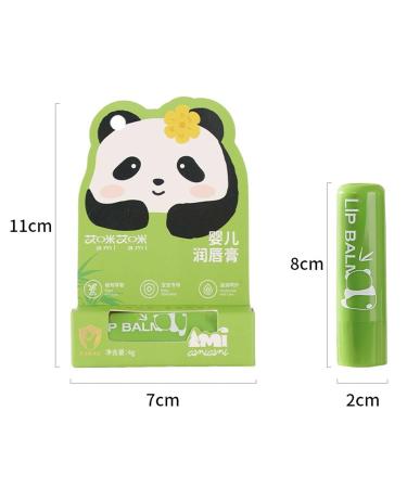 Panda Sleeping Lip Kawaii Lip Balm for Kids Girls Boys All Natural Kids Clear Matte Moisturizers Long lasting Night Treatments Lip Care - Buy Online on GoSupps.com