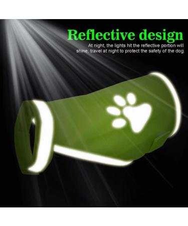 Reflective High Visibility Security Vest for Dogs | Safety Clothing for Small & Large Dogs - Perfect for Hiking & Walking (XL Yellow) - Buy Online on GoSupps.com