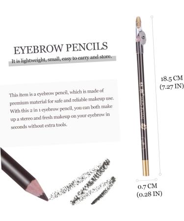 PLAFOPE 8pcs Makeup Eyebrow Pencils Brown Eyebrow Pencil Wooden Pencil Eyebrow Tools 1 count (Pack of 1) Coffee - Buy Online on GoSupps.com