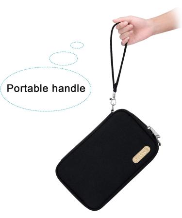 Insulin Diabetic Bag - Simboom Black Bag for Blood Glucose Meters & Diabetic Accessories | Shop Internationally - Buy Online on GoSupps.com
