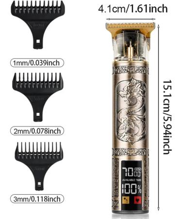 Buy T9 Hair Clippers - Electric Hair Clipper with USB Charging 3-Speed Adjustment & Large Screen Power Display - International Shipping Available - Buy Online on GoSupps.com