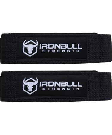 Lifting Straps (1 Pair) - Padded Wrist Support Wraps for Powerlifting, Bodybuilding, Gym Workout - Strong Deadlifts & Strength Training - Black - Buy Online on GoSupps.com