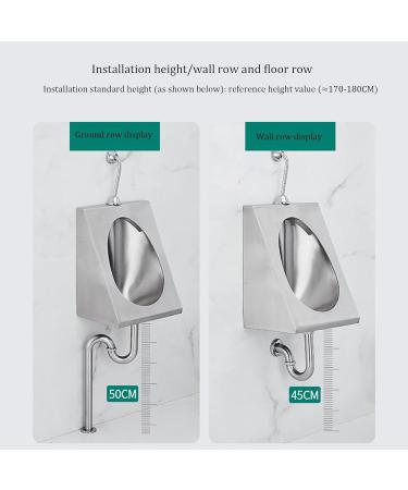 Inodoro moderno para ba o de Acero inoxidable 304 port til para Hombres inodoro p blico de inducci n con drenaje montado en la pared inodoro cuadrado montado en la pared alta eficiencia B6 - Buy Online on GoSupps.com