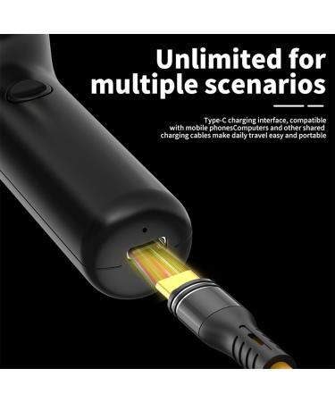 Mini Electric Beard Trimmer Wet Dry Dual Use Electric Mini Facial Hair Remover Automatic Grinding Blade Portable for Car Travel (Black) - Buy Online on GoSupps.com