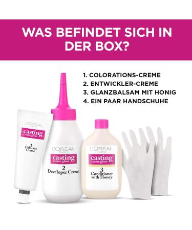 L'Or al Paris Casting Cr me Gloss Hair Color No. 323 Dark Chocolate - Ammonia & Silicone Free Nourishing Tint with Gloss Reflex Balm 1 Pack - Buy Online on GoSupps.com