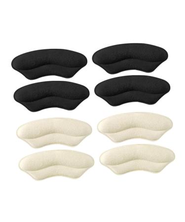 FRCOLOR 4 Pairs Feel to Follow up Heel Cushion Inserts for Heel Protectors Heel Shoe Grip Loose Shoes Pads Kitten Heels for Women Dressy High Sticker Anti Drop Heel Sponge
