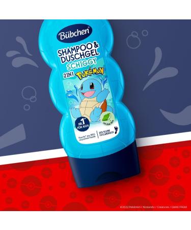 B bchen Pok mon Schiggy Edition Shampoo & Shower Gel for Children - 230 ml | International Shipping Available - Buy Online on GoSupps.com