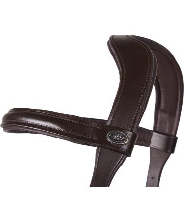 QHP Cavesson Leather - Brown VB Size | Premium Equestrian Gear for International Shipping - Buy Online on GoSupps.com