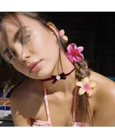 Oralgos Adjustable Band Necklace - Fashionable Black Collarbone Chain with Delicate Loop Trailer for Everyday & Party Wear - Buy Online on GoSupps.com