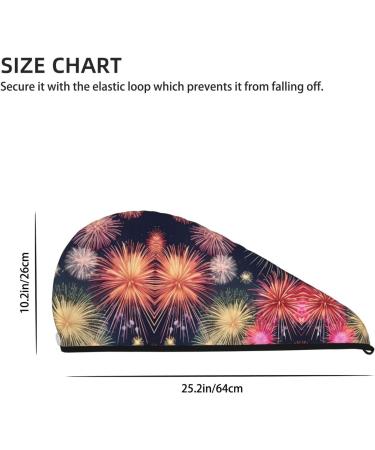 Firework Coral Velvet Dry Hair Cap | Ideal for Home Travel Pool Parties and Baths | Fast International Shipping - Buy Online on GoSupps.com