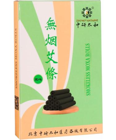 Moxa Tube Smokeless Hollow Solid Sticks for Household Moxibustion & Massage Therapy | International Shipping Available - Buy Online on GoSupps.com