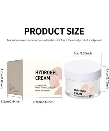  Ziennhu Hydrogel Cream 50 ml Facial Hydrogel Cream 50 ml Facial Brightening Cream | Moisturizing Facial Repair Product Nutri-Rich Lotion for Dry Skin for Adults - Buy Online on GoSupps.com