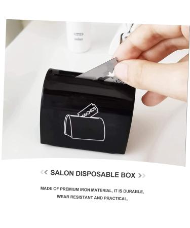 Doitool 4-Piece Tin Razor Blade Disposal Storage Box - Safe & Convenient Blade Dispenser for Eco-Friendly Waste Management - Buy Online on GoSupps.com