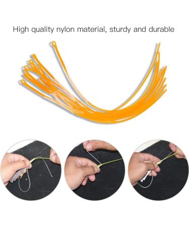 10Pcs Yellow 30LB 50LB Fly Fishing Line Loops Connector - Braided Tackle Accessories for Enhanced Fishing Performance - Buy Online on GoSupps.com