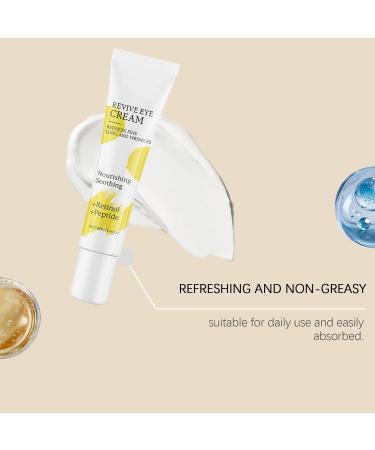  WRANBAO Revive Eye Contour Serum Retinol Anti-Wrinkle Firming Eye Cream Reduces Wrinkles & Fine Lines Anti-Aging Eye Care Face & Neck Moisturizer (2pcs) - Buy Online on GoSupps.com
