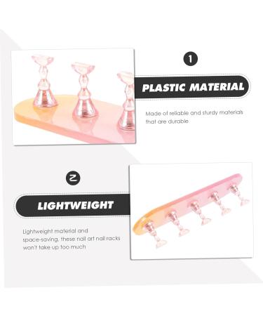 MERRYHAPY 1 Set Nail Practice Holder Creative Nail Racks Nail Holders for Nail Painting Decorative Nail Stands Beauty Nail Holders Decorative Nail Display Manicure Nail Racks Nail Art 12.8x3.7cm As Shown - Buy Online on GoSupps.com