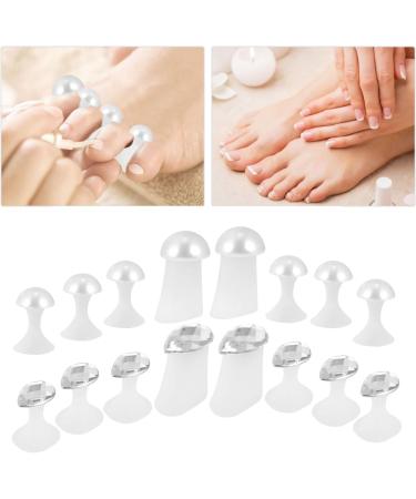 Minkissy Silicone Toe Separators - Pearl Style Spacers for Pedicures and Nail Art at Home or Salon - Buy Online on GoSupps.com