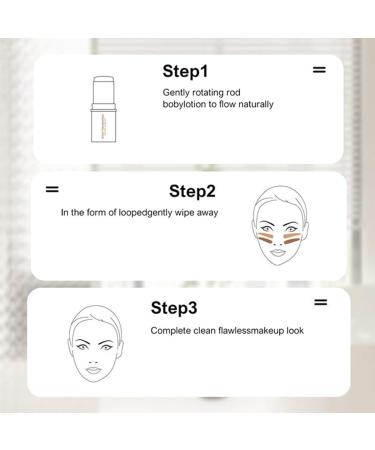 Concealer and Foundation Stick Supernatural Complexion Foundation + Concealer Stick Multi-Use Foundation Stick Smooth and Long-Lasting Coverage For All Skin Types (#02) - Buy Online on GoSupps.com