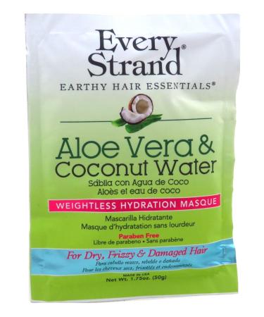 Every Strand Masque Aloe Vera & Coconut Water 1.75 Ounce (12 Pieces)