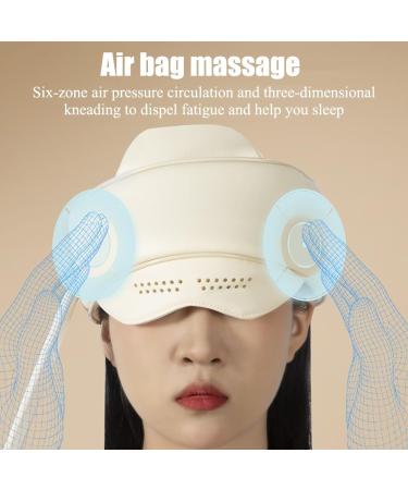 Wireless Electrical Head Massage Device - 3 Modes Heat Compression & Airbag Massage for Fatigue Relief - Buy Online on GoSupps.com
