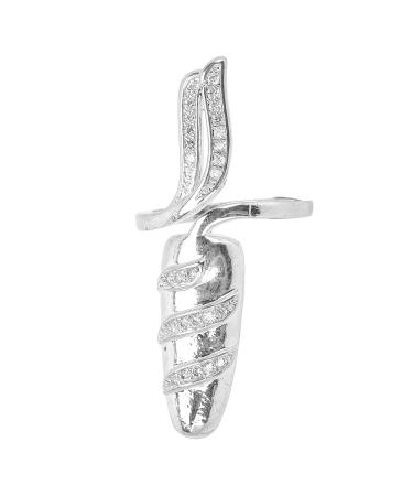Buy Shiny Nail Cap Rings - Elegant Fingernail Rings for Women | International Shipping Available - Buy Online on GoSupps.com