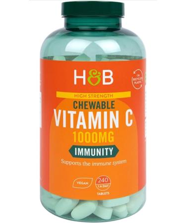 Holland and Barrett Chewable Vitamin C 1000mg - 240 Chewables