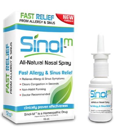 Sinol-M Allergy & Sinus Relief Spray 15 ml - Pack of 2 | Fast International Shipping - Buy Online on GoSupps.com