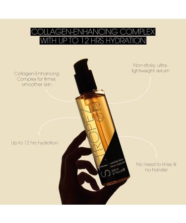 St. Tropez Tan Luxe Body Serum Self Tanner - 5-in-1 Collagen Enhancing Fake Tan | Vegan Cruelty-Free Formula with Niacinamide & Hyaluronic Acid - 6.7 fl oz - Buy Online on GoSupps.com