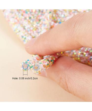 GORGECRAFT 5.5 Yards 6MM Sequin Rhinestone Tube Cord Rope - Silver Bling Trim for Crafts, Wedding Dress, Costume - PVC Tubular Synthetic Rubber Cords - Buy Online on GoSupps.com