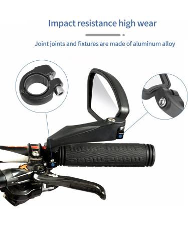 HD Bicycle Rearview Mirror - Adjustable 360 Left Handlebar Mirror for e-Bikes Foldable Bikes & E-Scooters - Shop Internationally - Buy Online on GoSupps.com