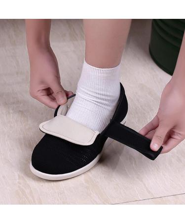 Men's Edema Shoes for Swollen Feet - Wide Width Diabetic Shoes with Adjustable Closure for Elderly - Non-Slip Air Cushion Sneakers in Blue (Size W10/M9) - Buy Online on GoSupps.com