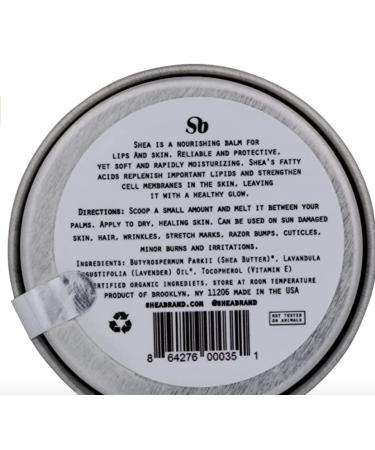 Buy Somebody Raw Organic Shea Butter - Lavender 3.5oz | Moisturizes & Protects Skin | International Shipping - Buy Online on GoSupps.com