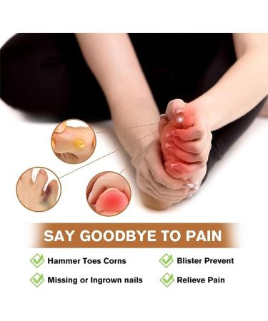 50 Pcs Silicone Anti-Friction Toe Protector Breathable Gel Toe Protector Little Toe Cover Protectors Caps for Men and Women Toe Sleeves with Hole to Protect Toe from Rubbing Corns Blisters etc - Buy Online on GoSupps.com