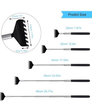 Buy Extendable Stainless Steel Back Scratcher - Portable 2-Piece Set for Instant Itching Relief - International Shipping Available - Buy Online on GoSupps.com