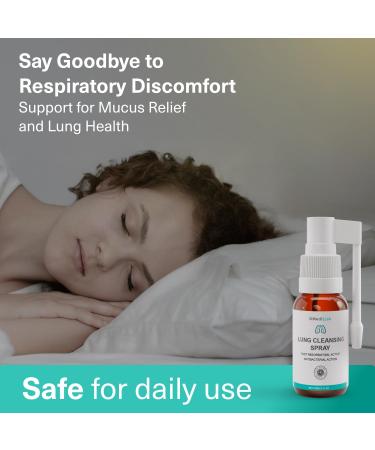 MediLisk Lung Cleansing Spray Respiratory Support Mucus Relief and Lung Cleanse Support for Lung Detox for Smokers Herbal Extract Formula Hypoallergenic Non-Steroidal 1 oz Pack of 1 - Buy Online on GoSupps.com