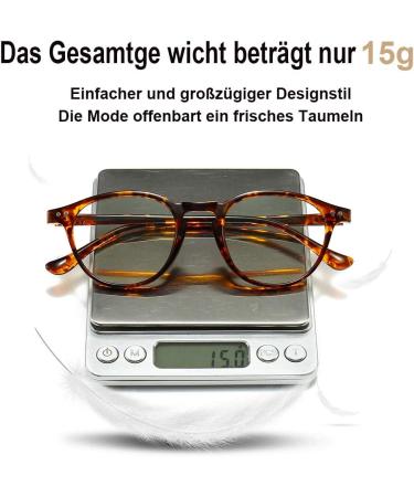 Classic Round Blue Light Filter Glasses for Men & Women - Anti-Blue Light Gaming Glasses in Black & Leopard Prescription-Free - Buy Online on GoSupps.com